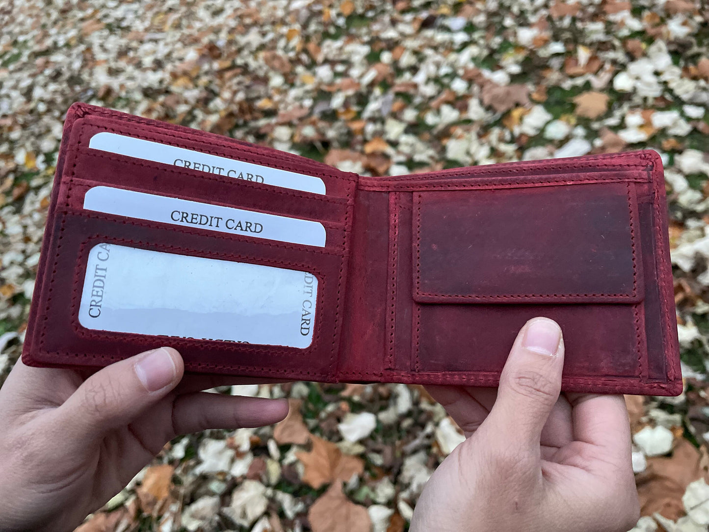 Personalised Top Quality full Grain Leather Wallet | Handmade Men's Woman Real Leather Unisex Wallet | Birthday Anniversary Fathers Day Gift