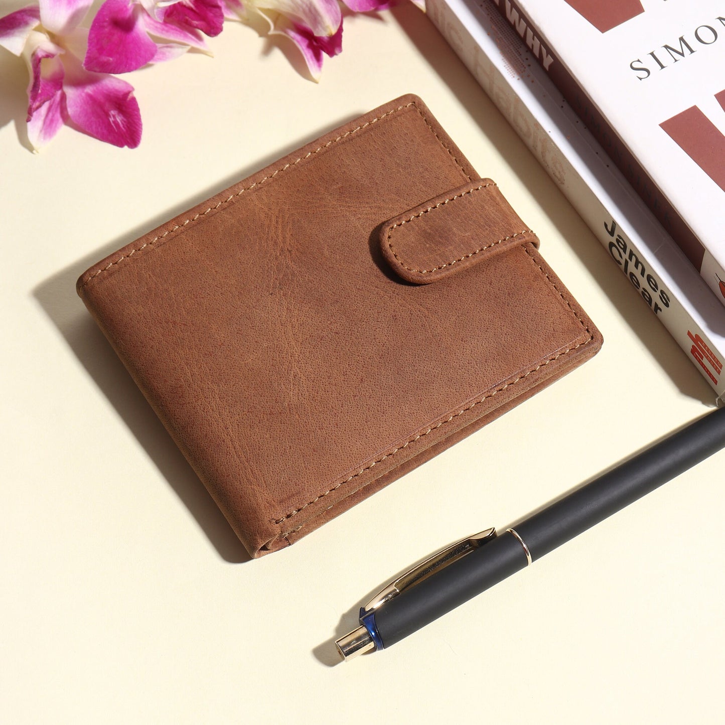 Rustic Vintage Look Leather Men's Wallet | Personalised 100% Real Leather Wallet for Men | Best Gift For Christmas & Birthday, Anniversary