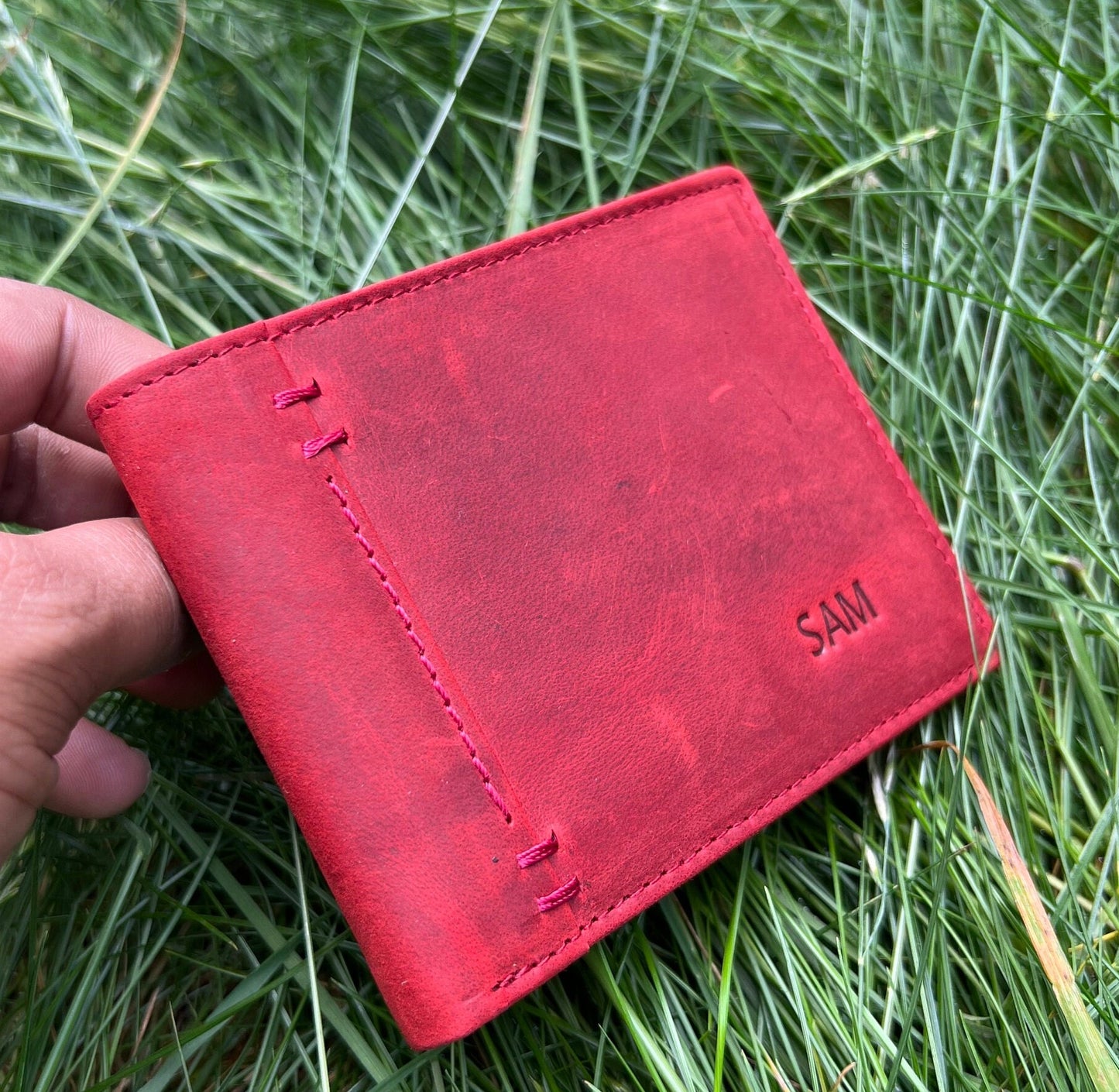 Handmade Real Leather Wallet For Men | RFID Safe B-ifold Wallet | Personalised Gift For Him | Birthday, Christmas, Anniversary Gift | Boxed