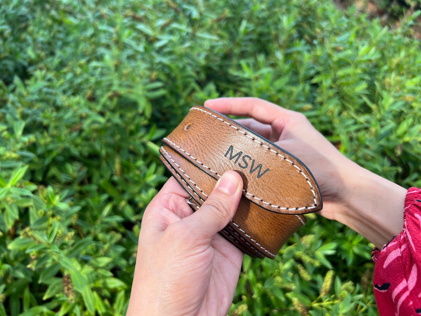 Personalised Real Leather Belt, Handmade Tan Full Grain Leather Belt for Men and Women, Antique Brass Buckle Unisex Belt 38 mm Wide