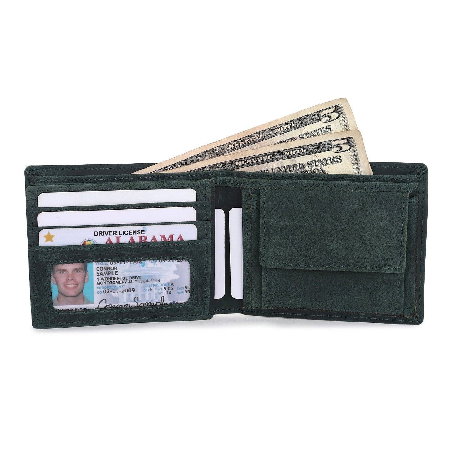 Custom Engraved Wallet | Personalised Leather Wallet | Handmade Real Leather Wallet For Him | Gift For Dad | Groomsmen Gift, Christmas Gift