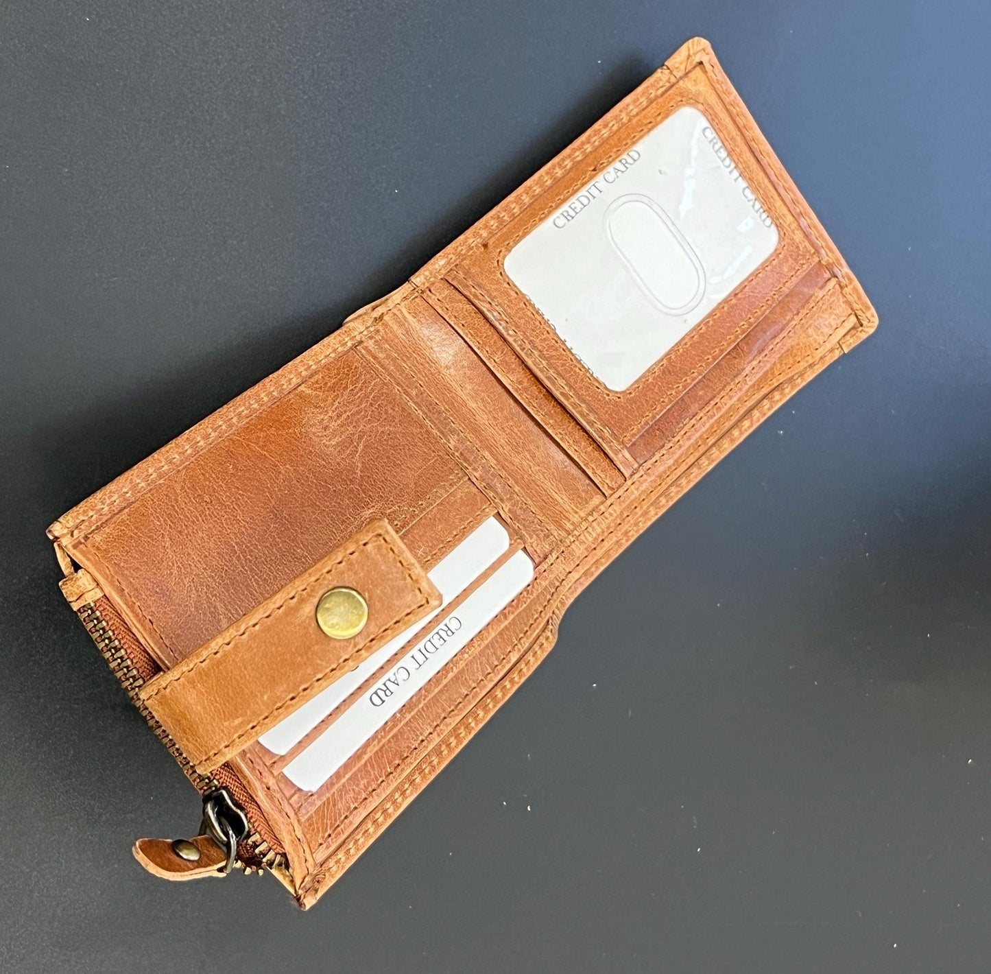 Handmade Personalised Leather Wallet For Men | Birthday, Anniversary, Christmas Gift For Him | Gift For Dad | Free Handmade Gift Bag