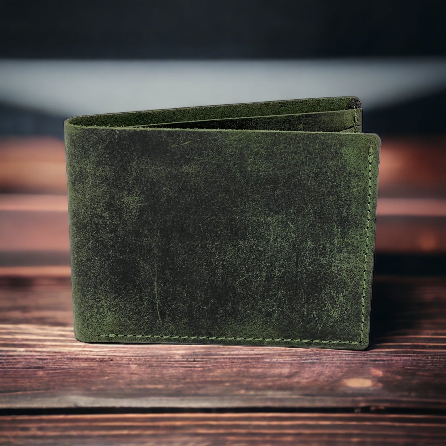 Personalised Men's Wallet | Super Slim Custom Personalized Real Leather Mens Wallet | Christmas, Birthday, Anniversary, Groomsmen Gift Boxed