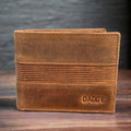 Custom Personalized Men Wallet | Men's Leather Wallet | Personalised Leather Wallet | Gift For Dad | Gift For Boyfriend | Christmas Gift