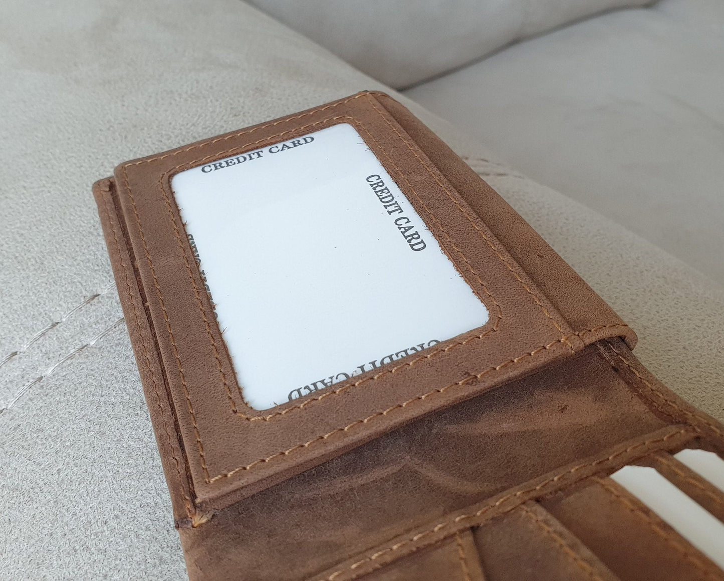 Personalised Handmade Leather Wallet for Men, Bifold Real Leather Wallet | Anniversary , Birthday , Holiday Gift For Him