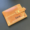 Handmade Personalised Leather Wallet For Men | Birthday, Anniversary, Christmas Gift For Him | Gift For Dad | Free Handmade Gift Bag