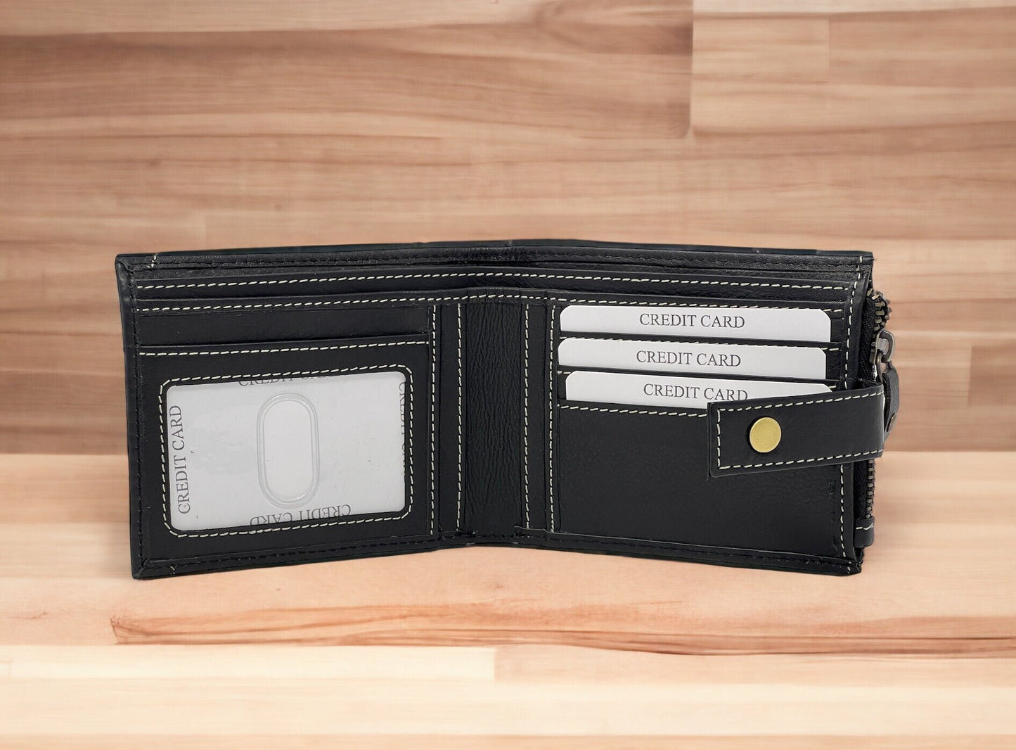 Personalised Christmas Gift | Soft Leather Wallet For Men and Women | Birthday, Anniversary, Christmas gift For Men and Women | Gift Bagged