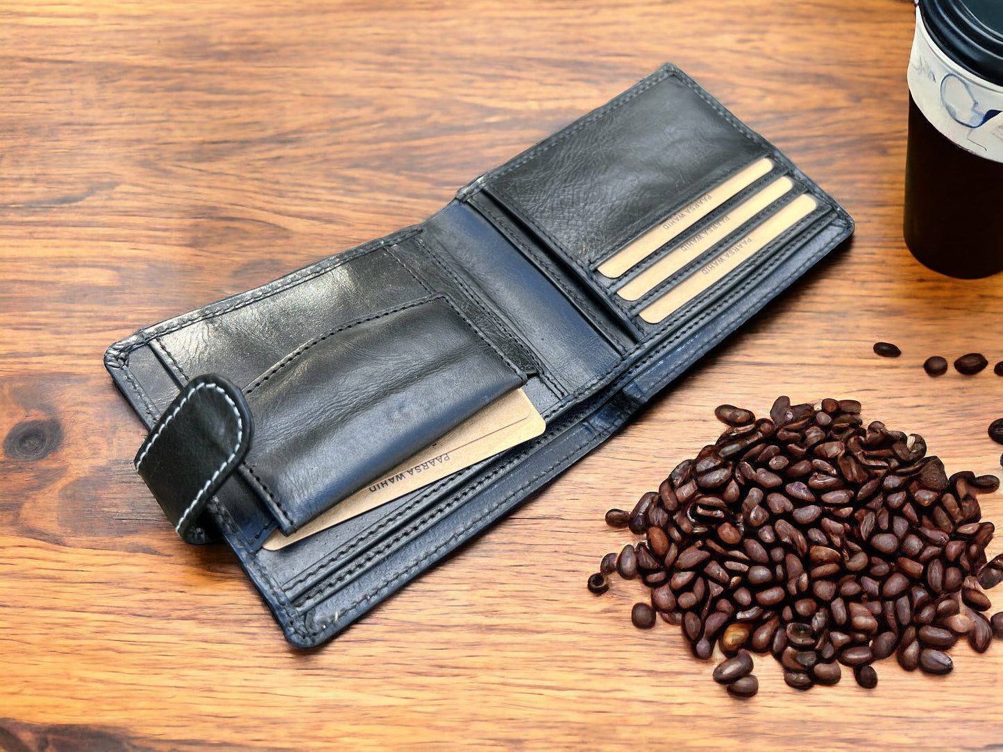 Personalised Handmade Real Leather Men's Wallet | Custom Embosed Original Leather Wallet For Men | Perfect Birthday Anniversary Gift for Him