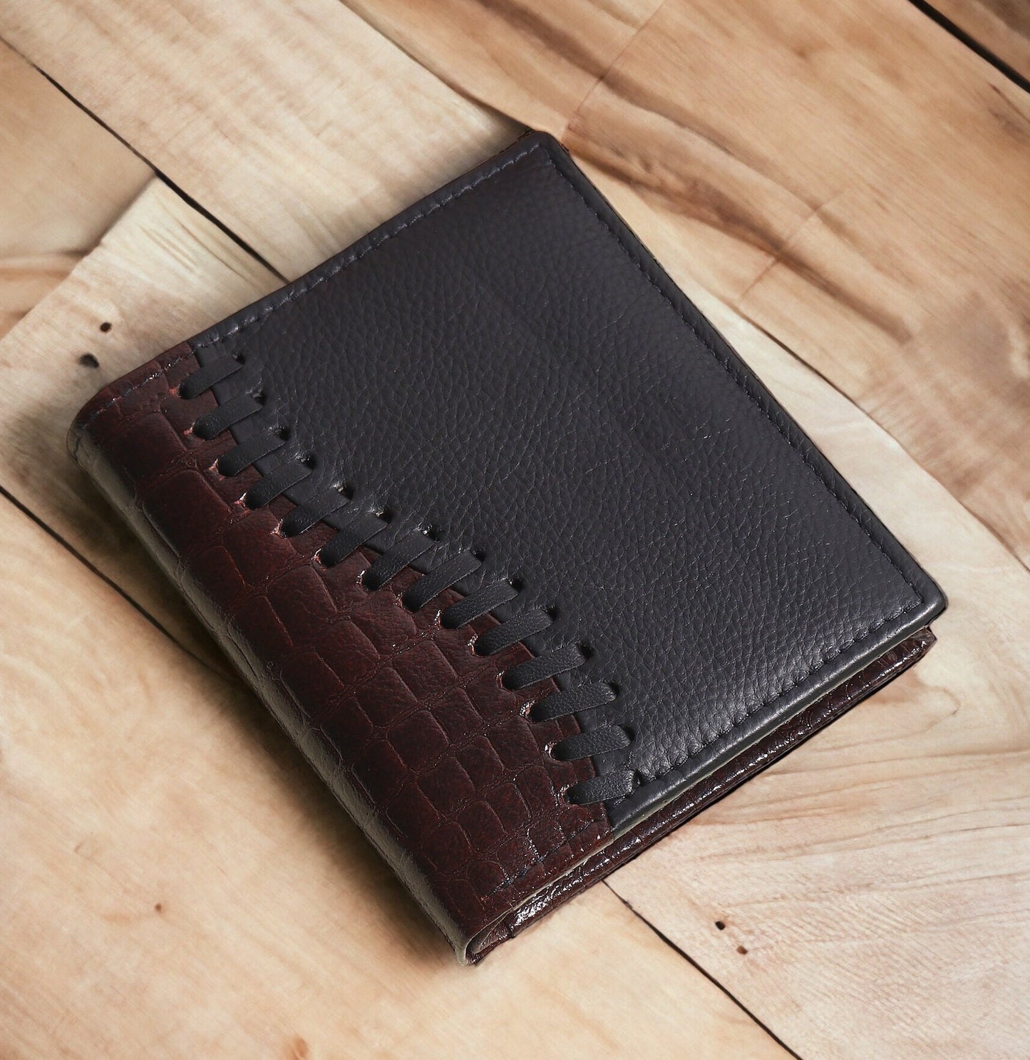 Personalized Wallet | Handmade Real Leather Custom Personalised Wallet | Gift For Dad,  Anniversary, Birthday, Groomsmen, Christmas Gift