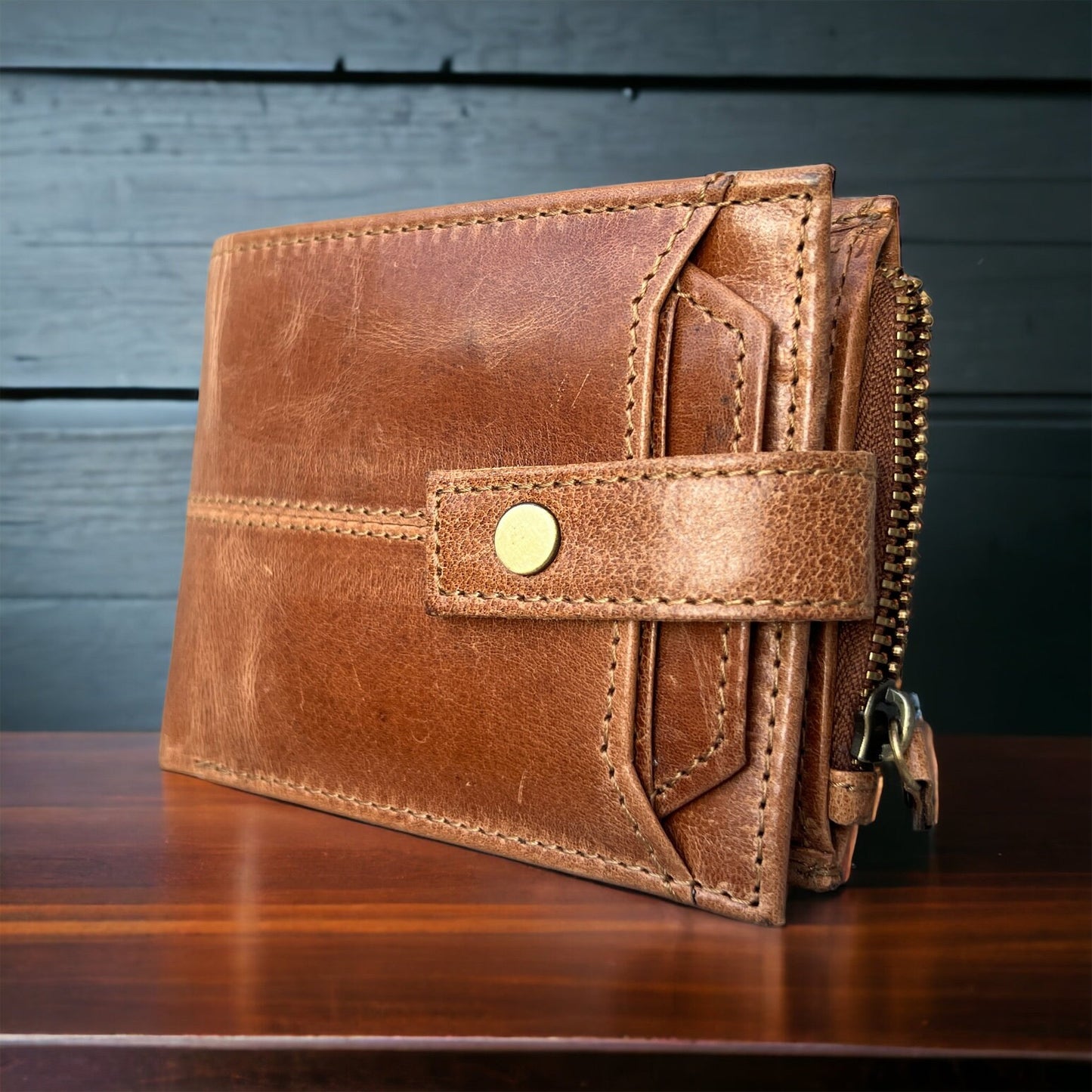 Personalised Leather Wallet For Men | Engrave Name, Initials, Logo , Message on Wallet | Custom Personalized Gift | Christmas Gift For Him