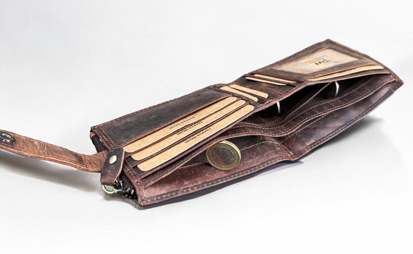 Personalised Gift 100% Real Leather Mens Wallet | Handmade Custom Engraved Bifold Men's Wallet Birthday Gift | Anniversary Gift for Him