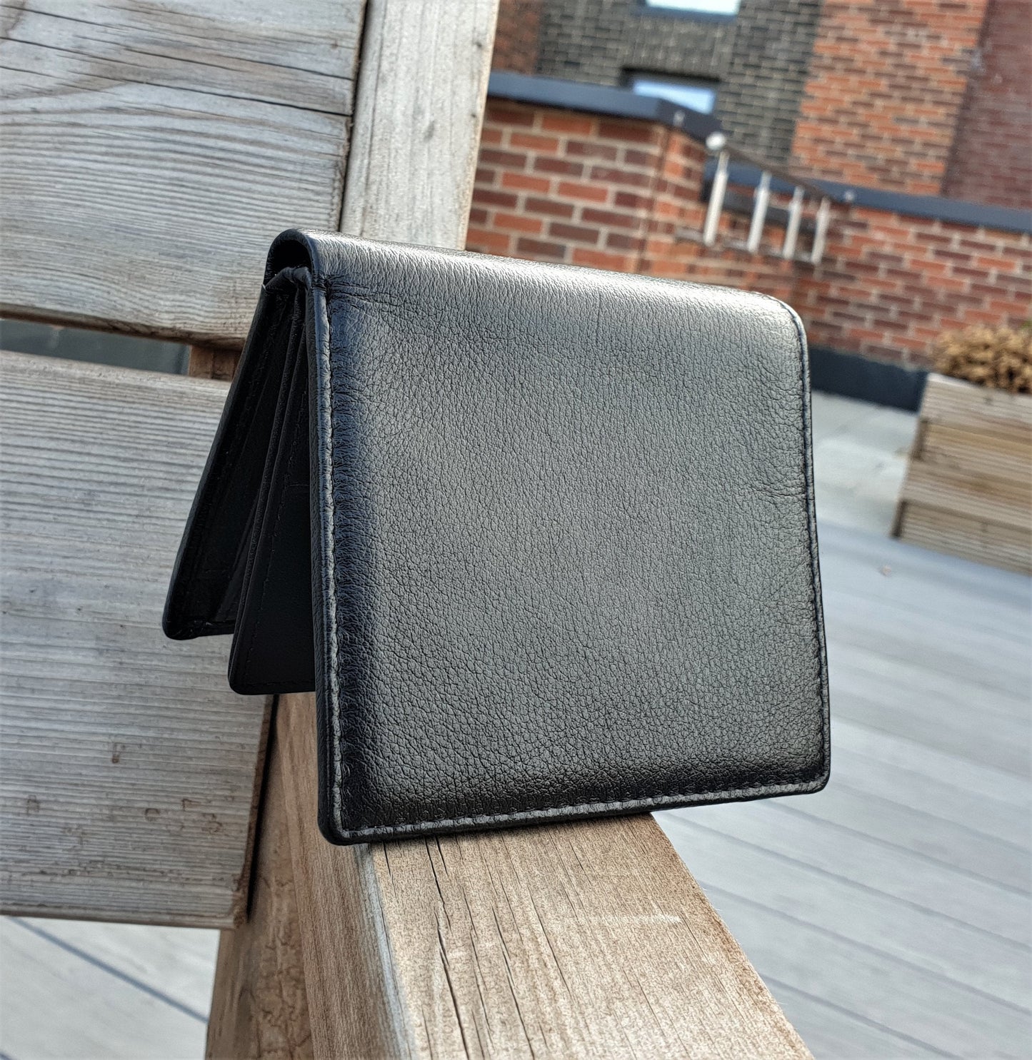 Black Handmade in Best Leather Men's Girl's Leather Wallet, Coin Wallet Book shape Hand Crafted Wallet for Men and Women, Best Gift Bagged
