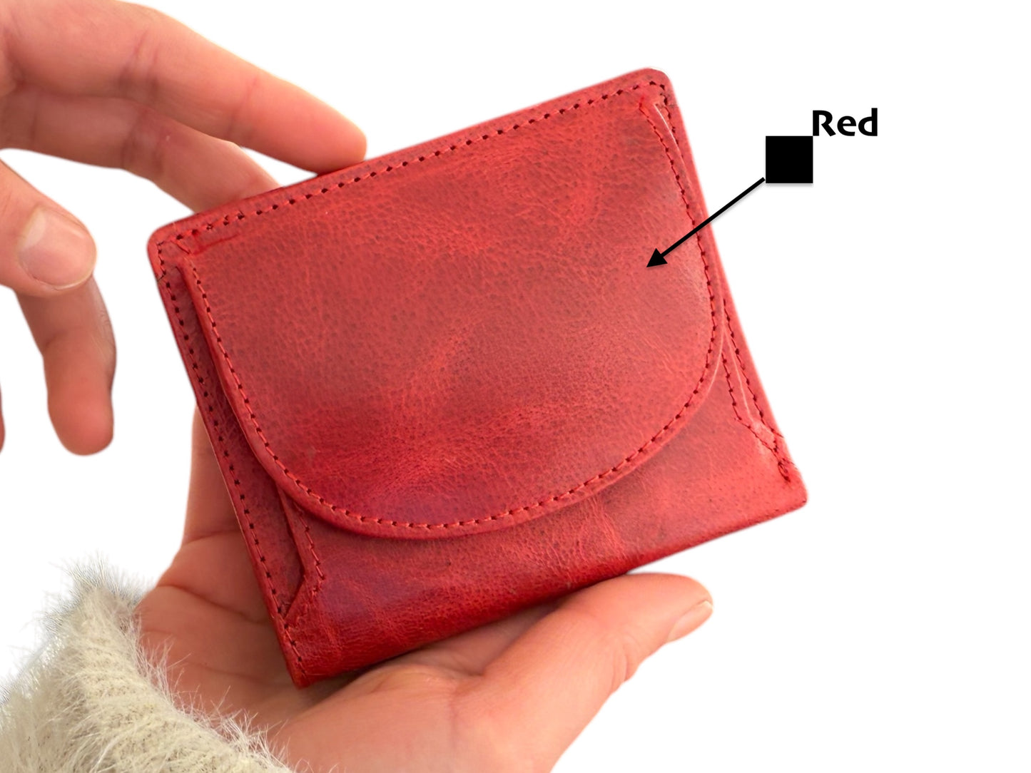 Personalised Leather Wallet for Her – Minimalist, Practical & Boxed Gift –  RFID Purse