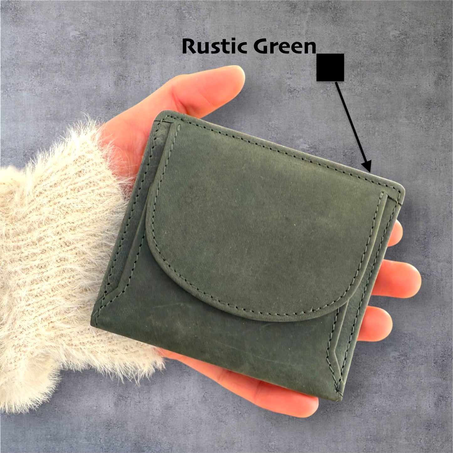 Personalised Leather Wallet for Her – Minimalist, Practical & Boxed Gift –  RFID Purse