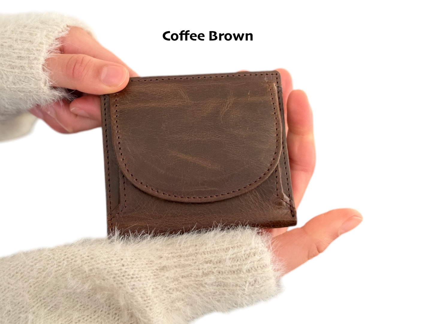 Personalised Leather Wallet for Her – Minimalist, Practical & Boxed Gift –  RFID Purse