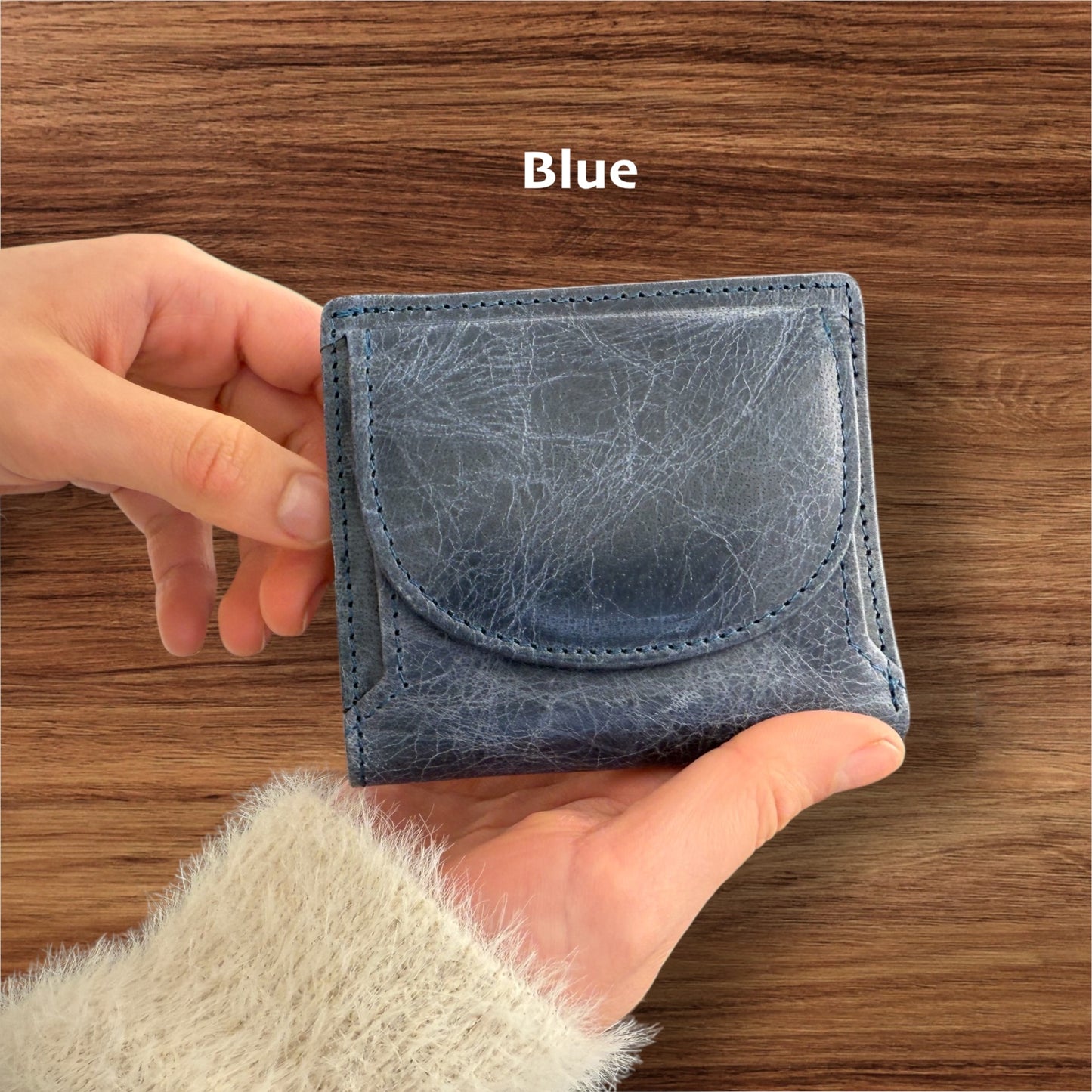 Personalised Leather Wallet for Her – Minimalist, Practical & Boxed Gift –  RFID Purse