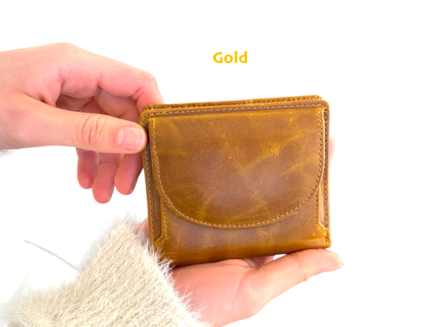 Personalised Leather Wallet for Her – Minimalist, Practical & Boxed Gift –  RFID Purse
