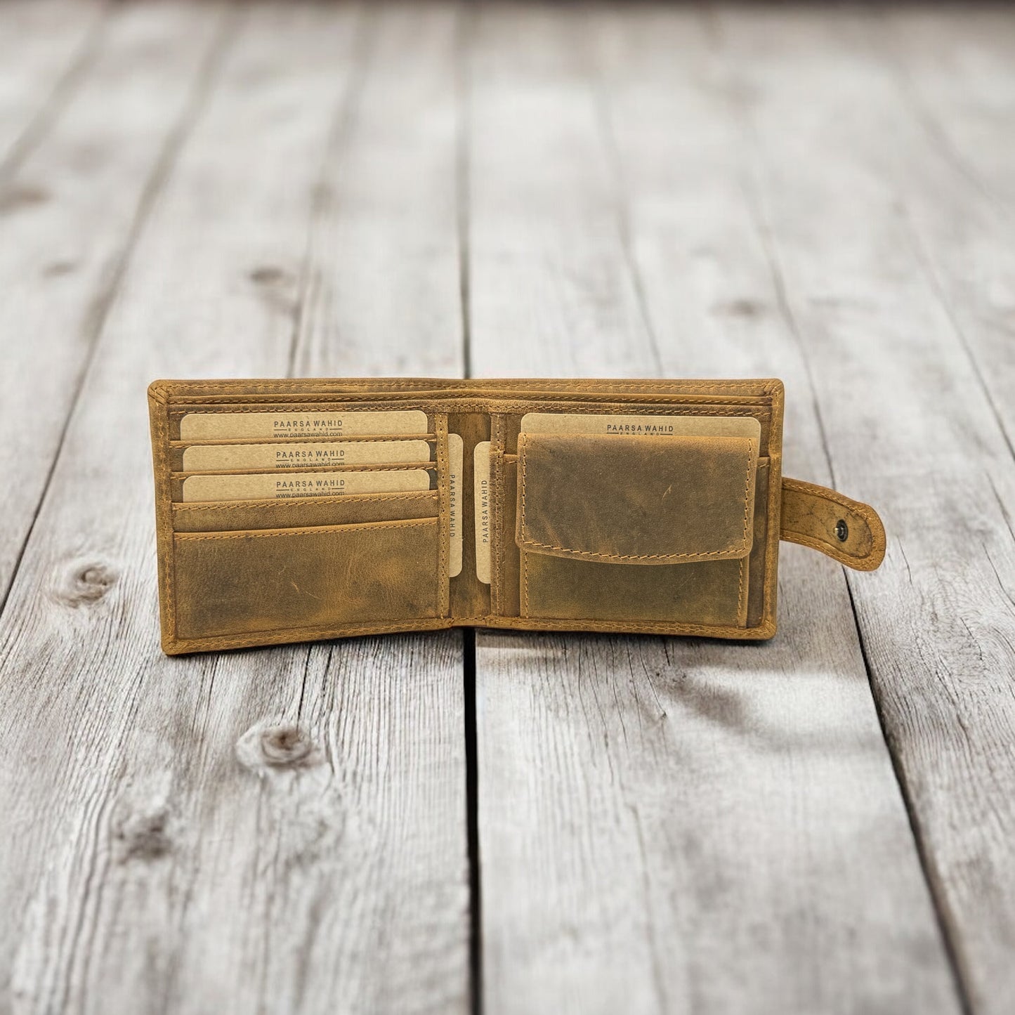 Personalised Leather Wallet for Men – Premium Quality Christmas Gift for Him, Boxed