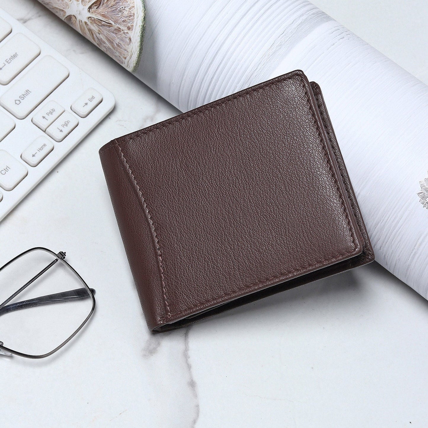 Combo Pack Full Grain Leather Belt and Soft Leather Wallet | Perfect Gift For Special Occasion | Groomsmen Gift | Christmas Gift