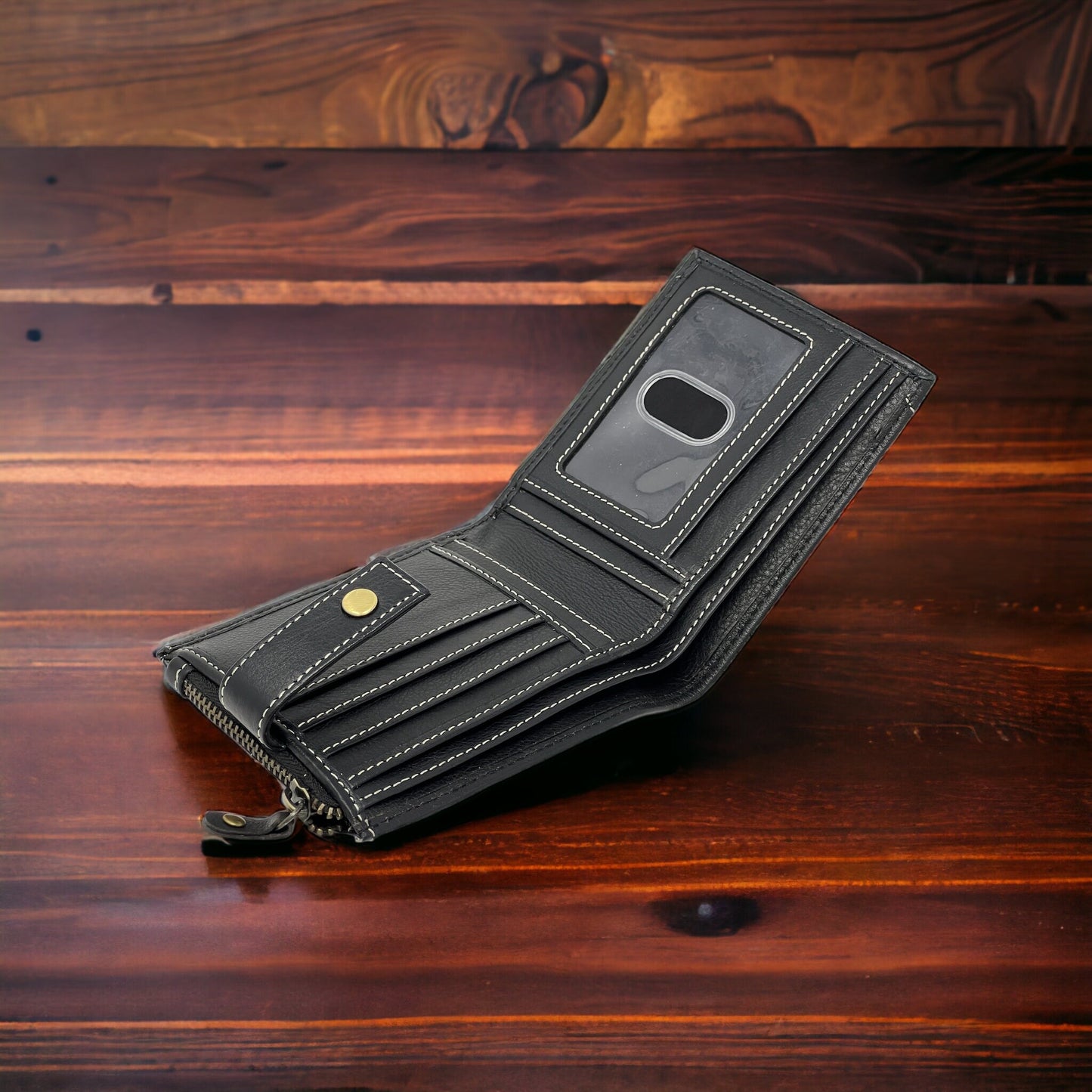 Personalised Christmas Gift | Soft Leather Wallet For Men and Women | Birthday, Anniversary, Christmas gift For Men and Women | Gift Bagged