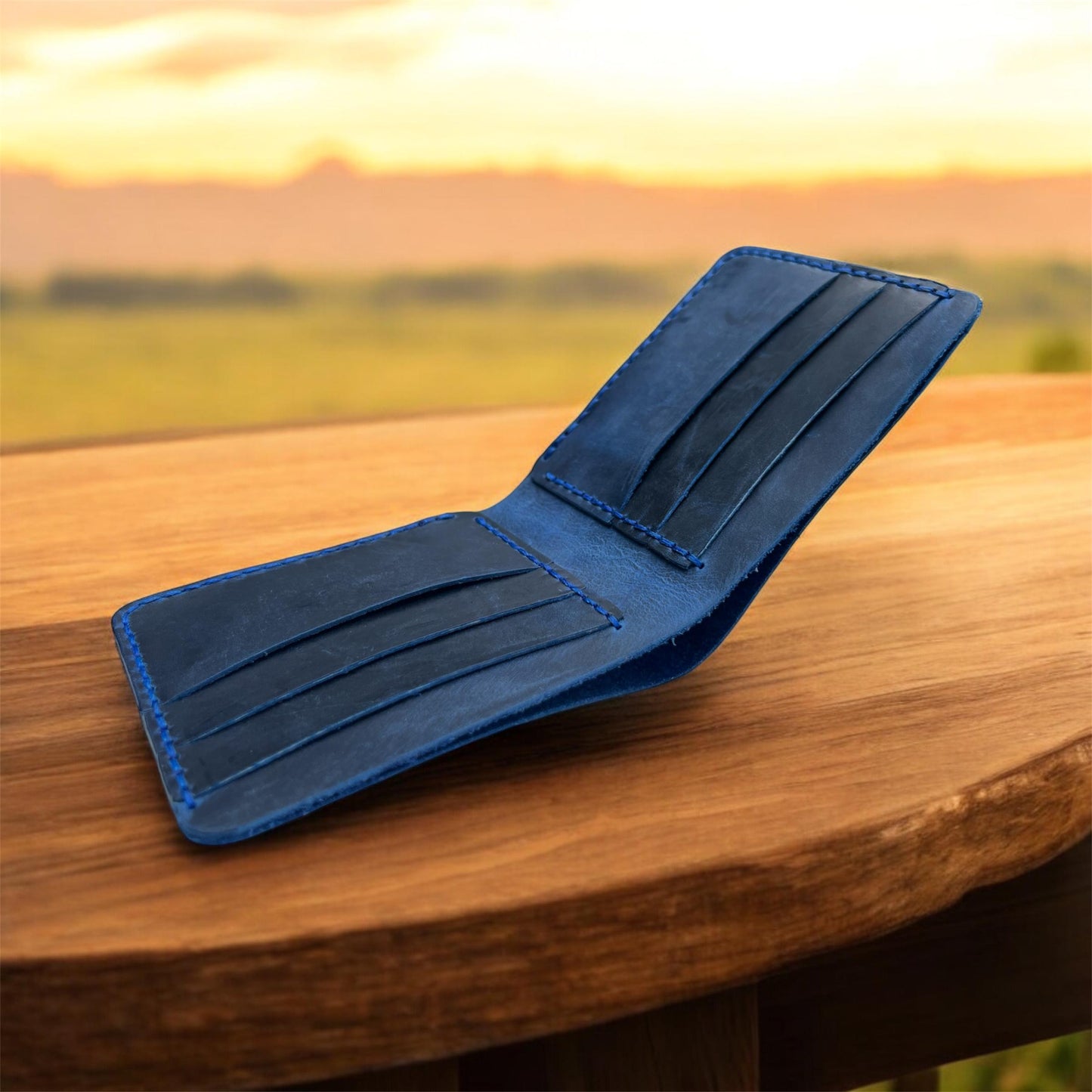 Handcrafted Best Quality Leather Wallet | Personalised Real Leather Wallet | Custom Engraved Men's Leather Wallet | Birthday, Christmas Gift