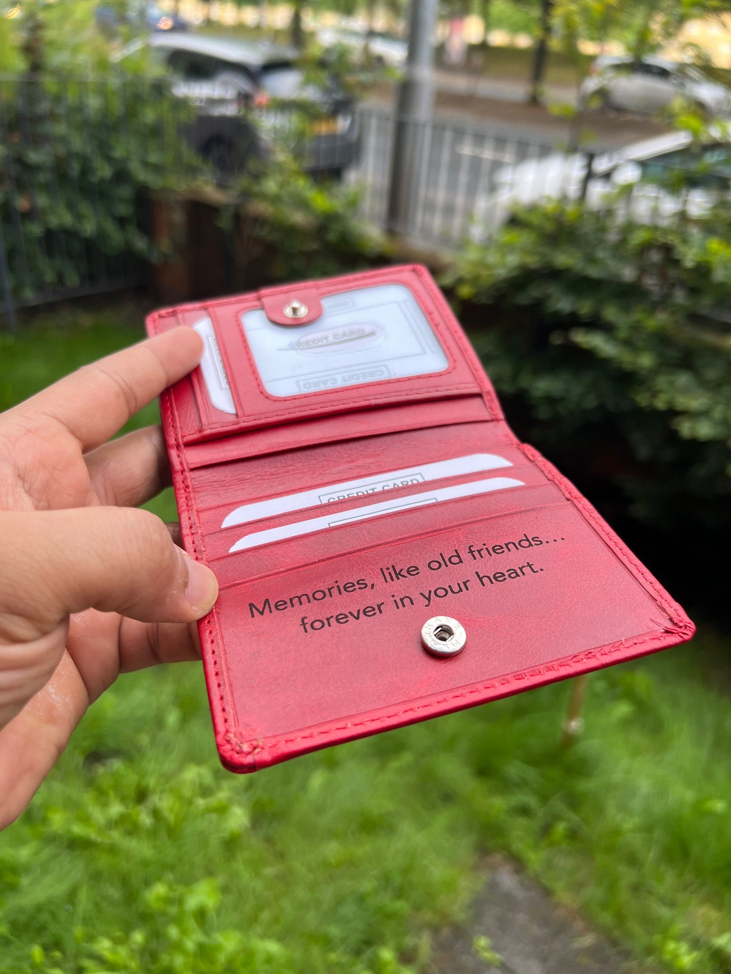 Personalised Handmade Girl's Women's Genuine Leather RFID Safe Wallet | Small Genuine Leather The Most Practical Wallet | Perfect For Gift