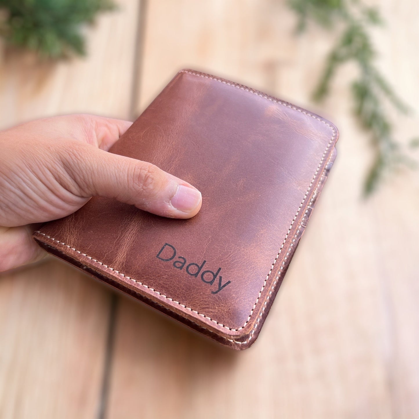 Passport Holder | Handmade Personalised Wallet for Passports | Gift For Dad | Birthday, Anniversary, Holiday Gift, Christmas Gift