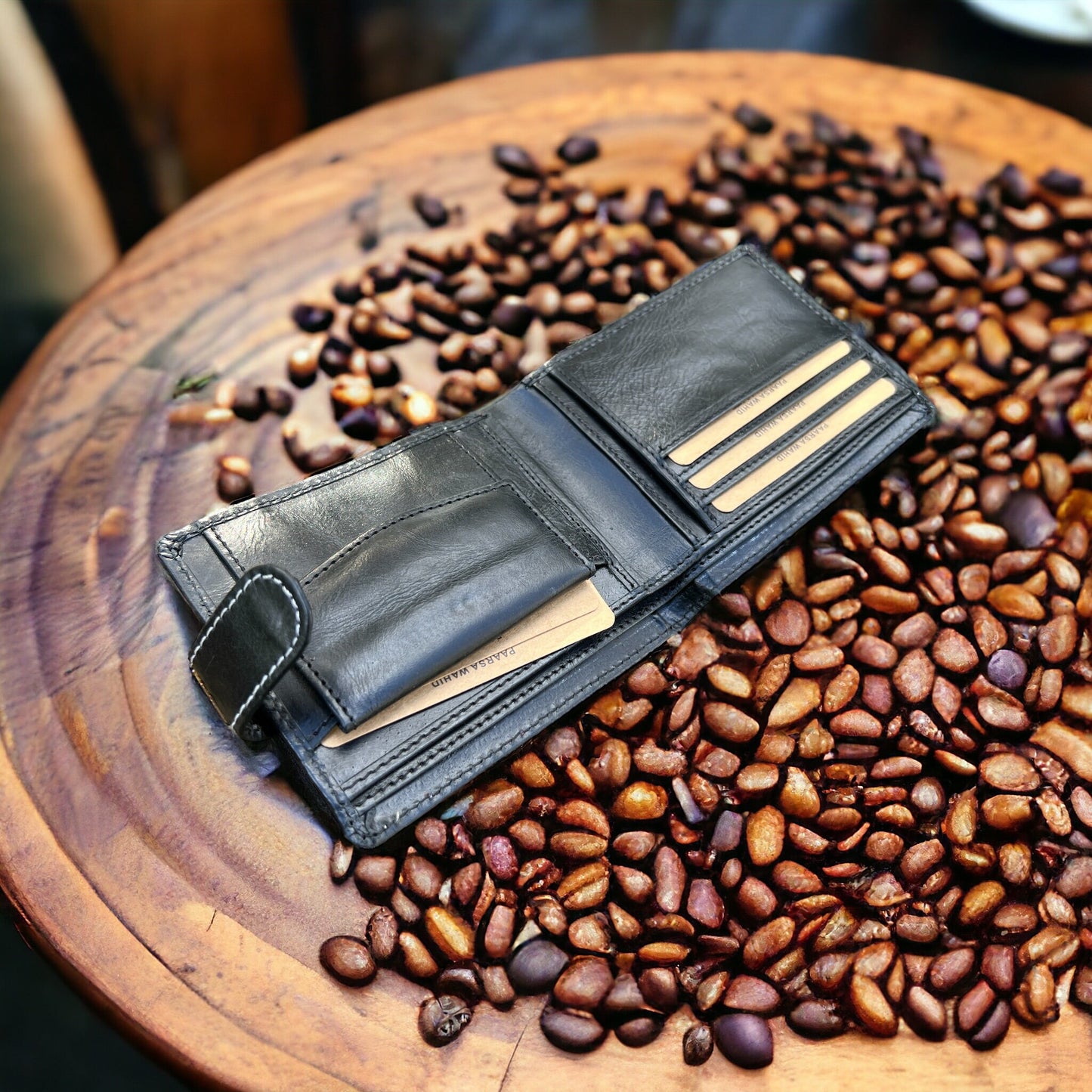 Personalised Handmade Real Leather Men's Wallet | Custom Embosed Original Leather Wallet For Men | Perfect Birthday Anniversary Gift for Him