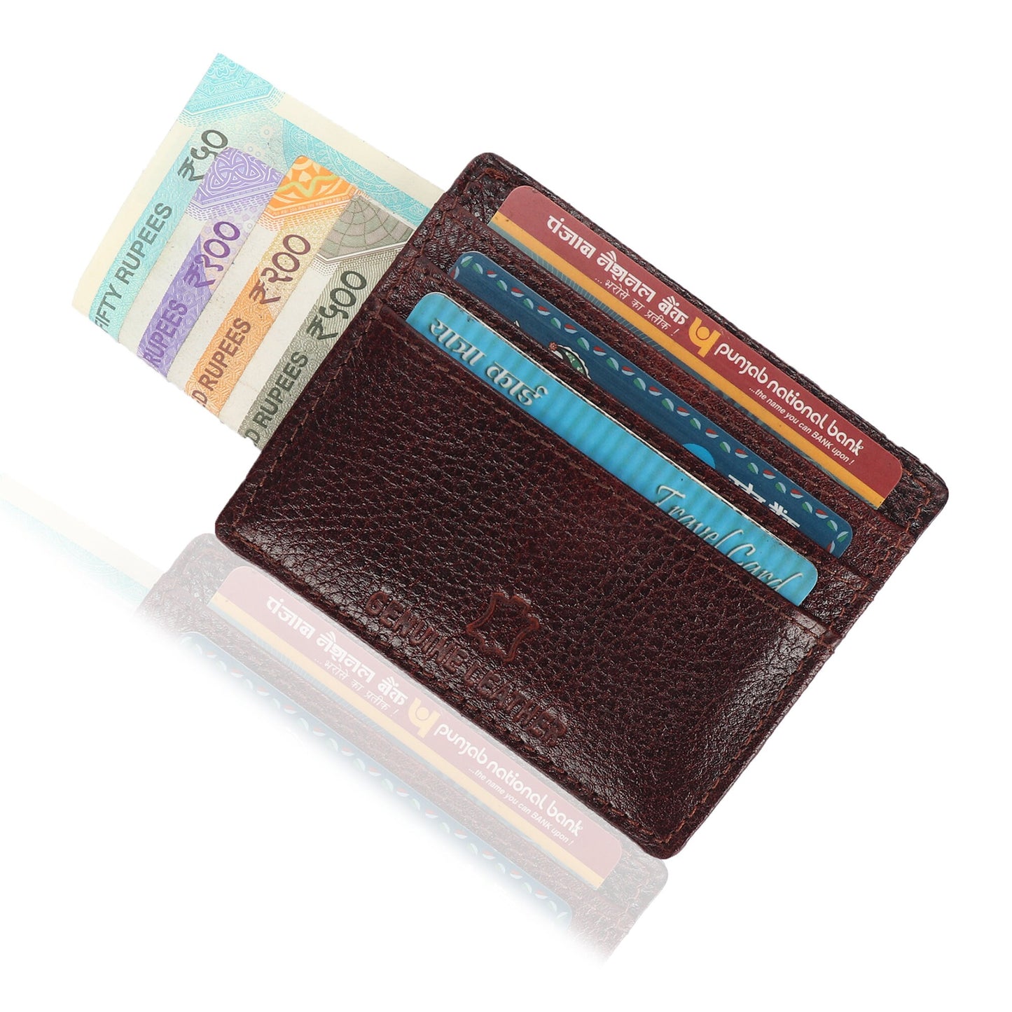 Real Leather Ultra Slim Wallet | Minimalist 100% Real Leather Must have Unisex Wallet | Handy wallet Original Leather Credit Card Holder