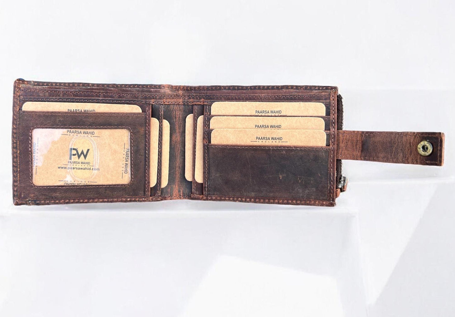 Personalised Gift 100% Real Leather Mens Wallet | Handmade Custom Engraved Bifold Men's Wallet Birthday Gift | Anniversary Gift for Him