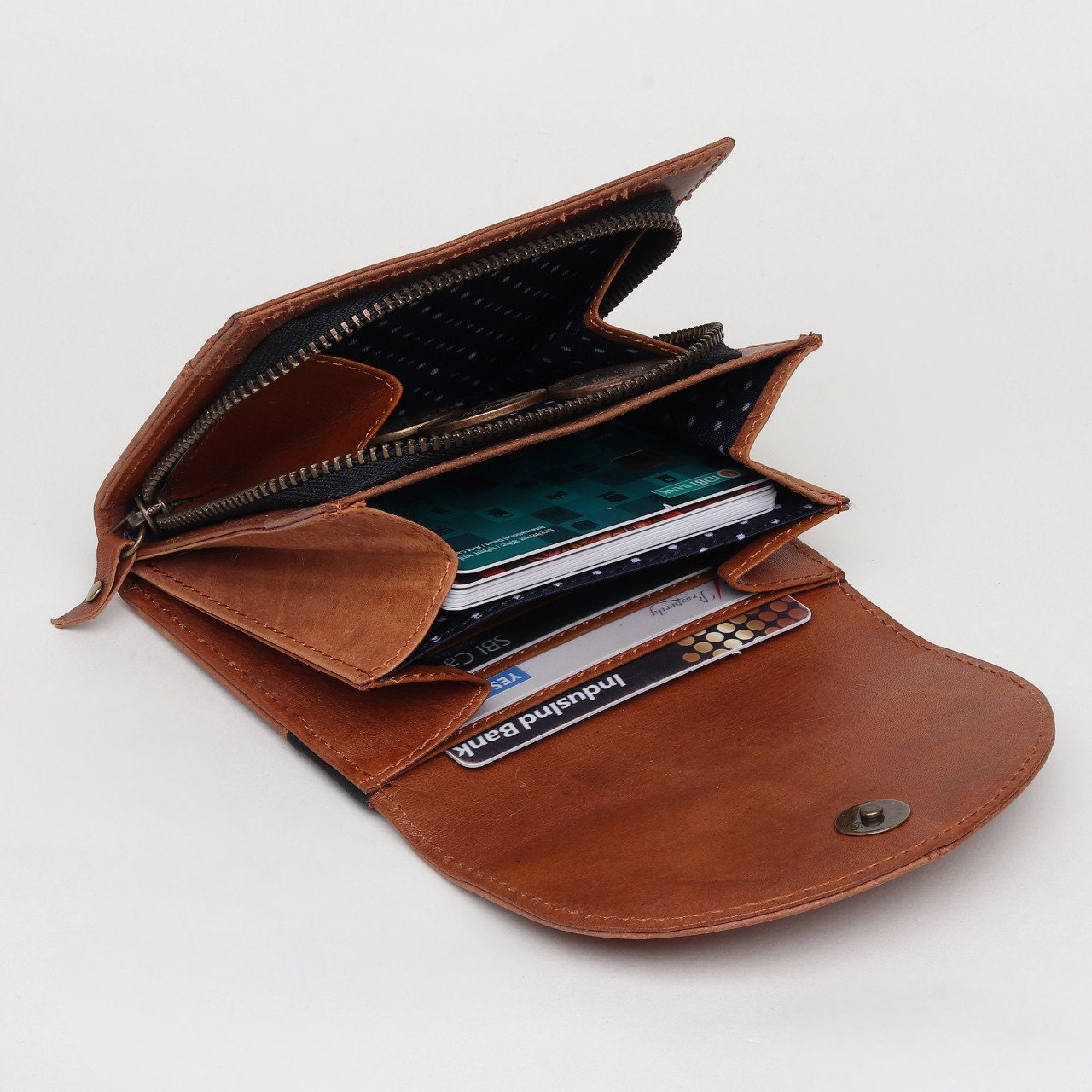 Handmade RFID Safe Real Leather Wallet | Genuine Leather Womens Clutch, Woman’s Zipper Wallet | Perfect for Anniversary, Birthday Gift