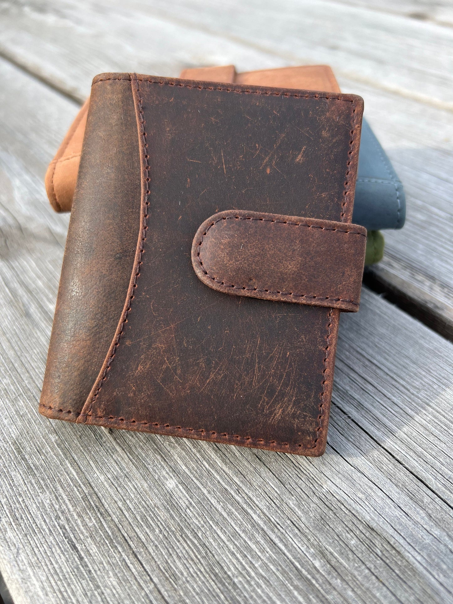 Handmade Personalised Real Leather Card Holder Slim Wallet | Removable Plastic Sleeves | Thank You Gift Wallet For Men and Women