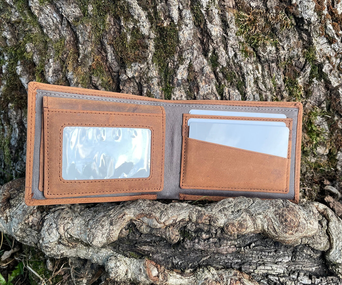 Handmade Personalised Real Leather Wallet For Men | Minimalist Genuine Leather Wallet | Engraved Gift Birthday Gift | Gift Boxed