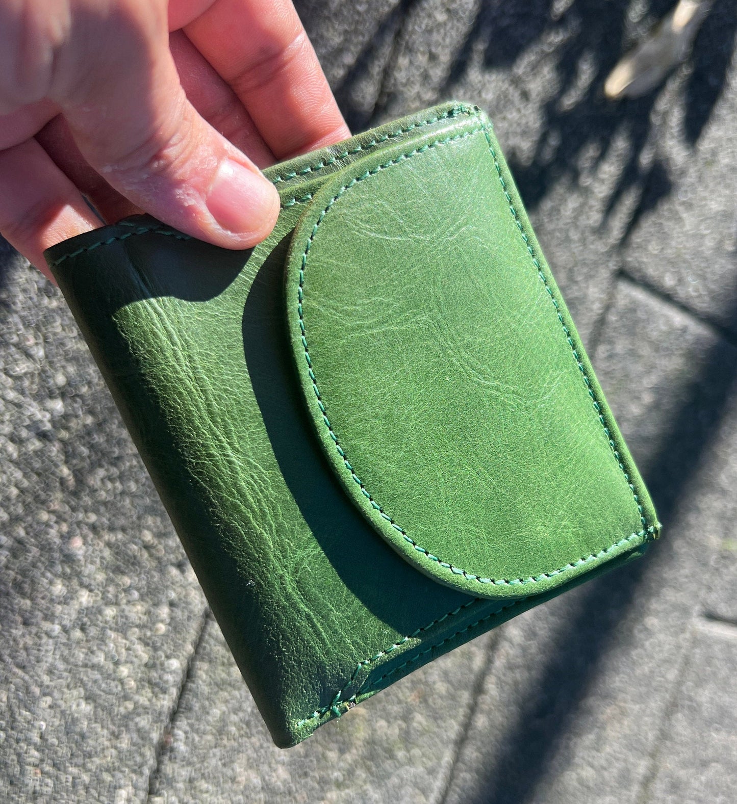 Personalised Handmade Girl's Women's Genuine Leather RFID Safe Wallet | Small Genuine Leather The Most Practical Wallet | Perfect For Gift