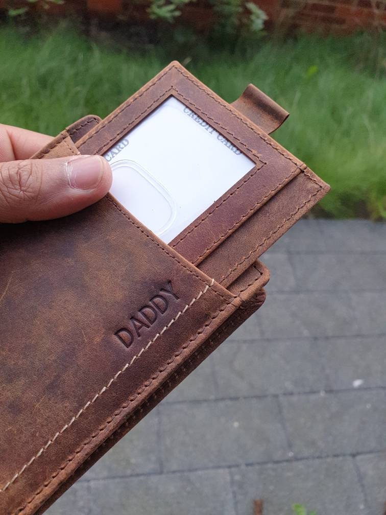 Brown Leather Handmade Wallet For Men, RFID Distressed Leather Men’s Wallet, Full Grain Leather HandCrafted Mens Wallet, Best For Gift