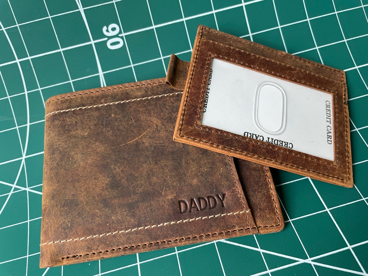 Brown Leather Handmade Wallet For Men, RFID Distressed Leather Men’s Wallet, Full Grain Leather HandCrafted Mens Wallet, Best For Gift