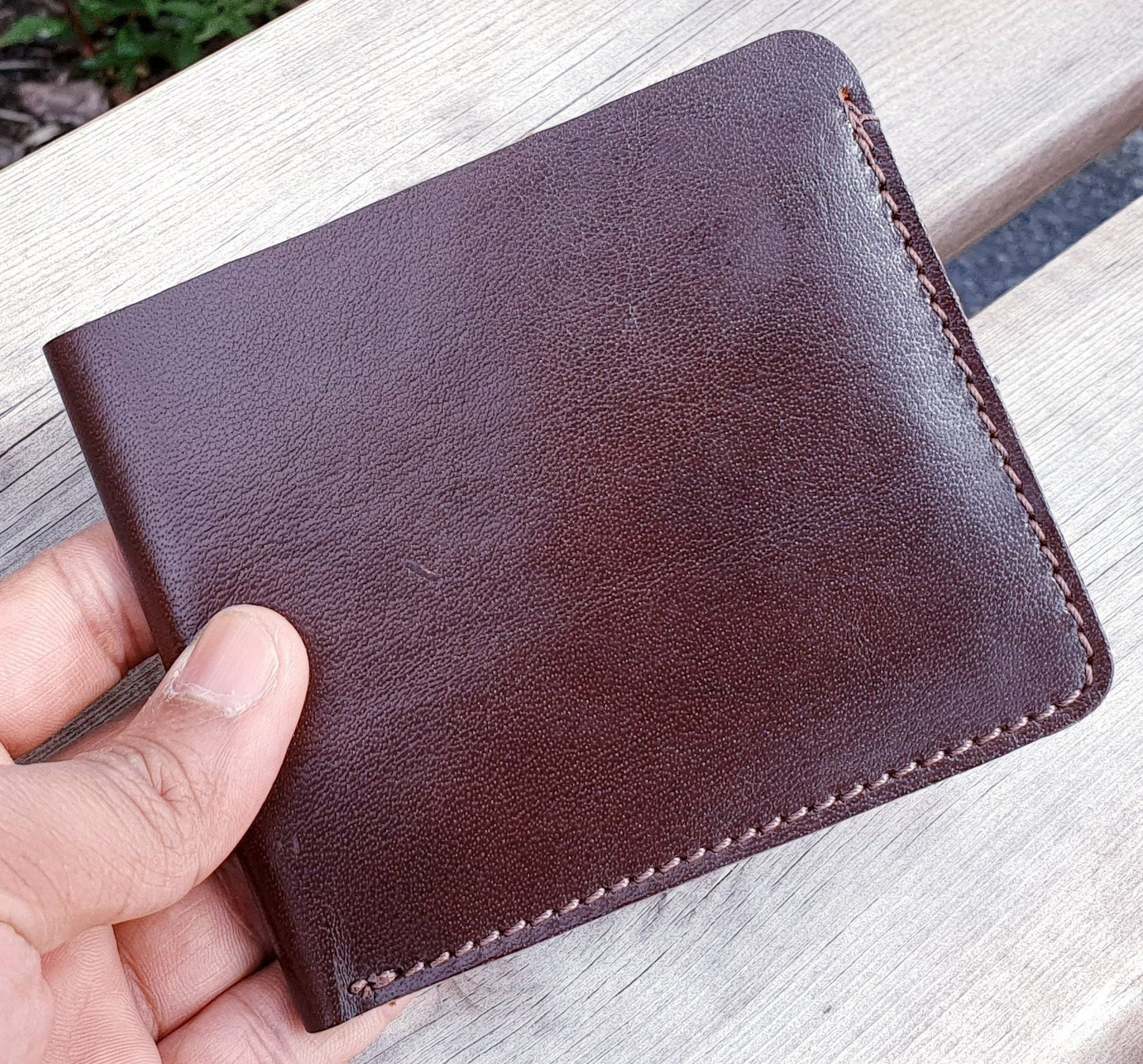 Handmade Purely From Leather, Ultra Slim Wallet Credit Card Holder | RFID Real Laether Super Slim Wallet, Perfect For Gift, Gift Bag Packed