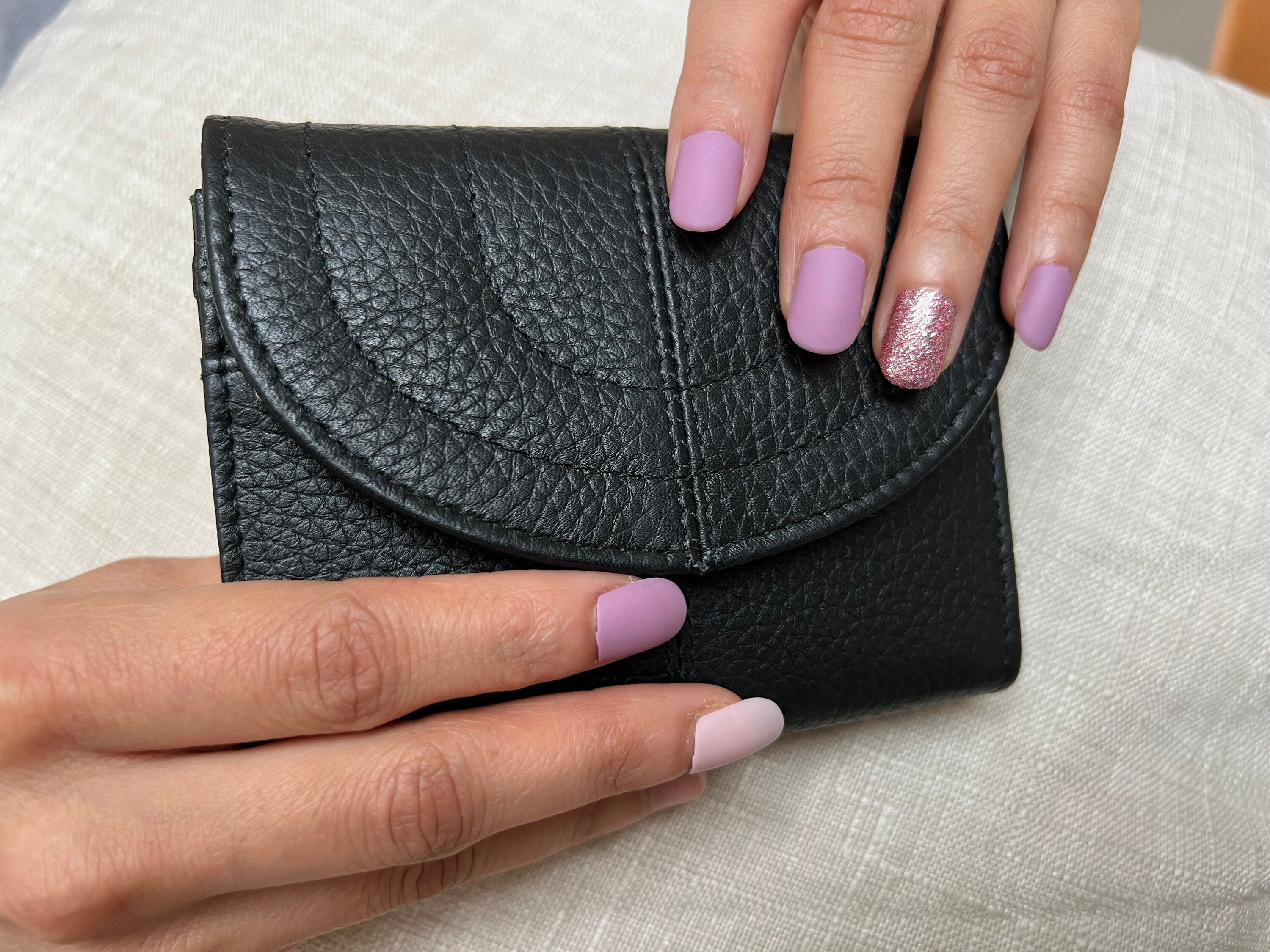 Handmade Leather Wallet for Girls Women | Huge Capacity Small Wallet | Anniversary, Birthday, All Occasions Gift