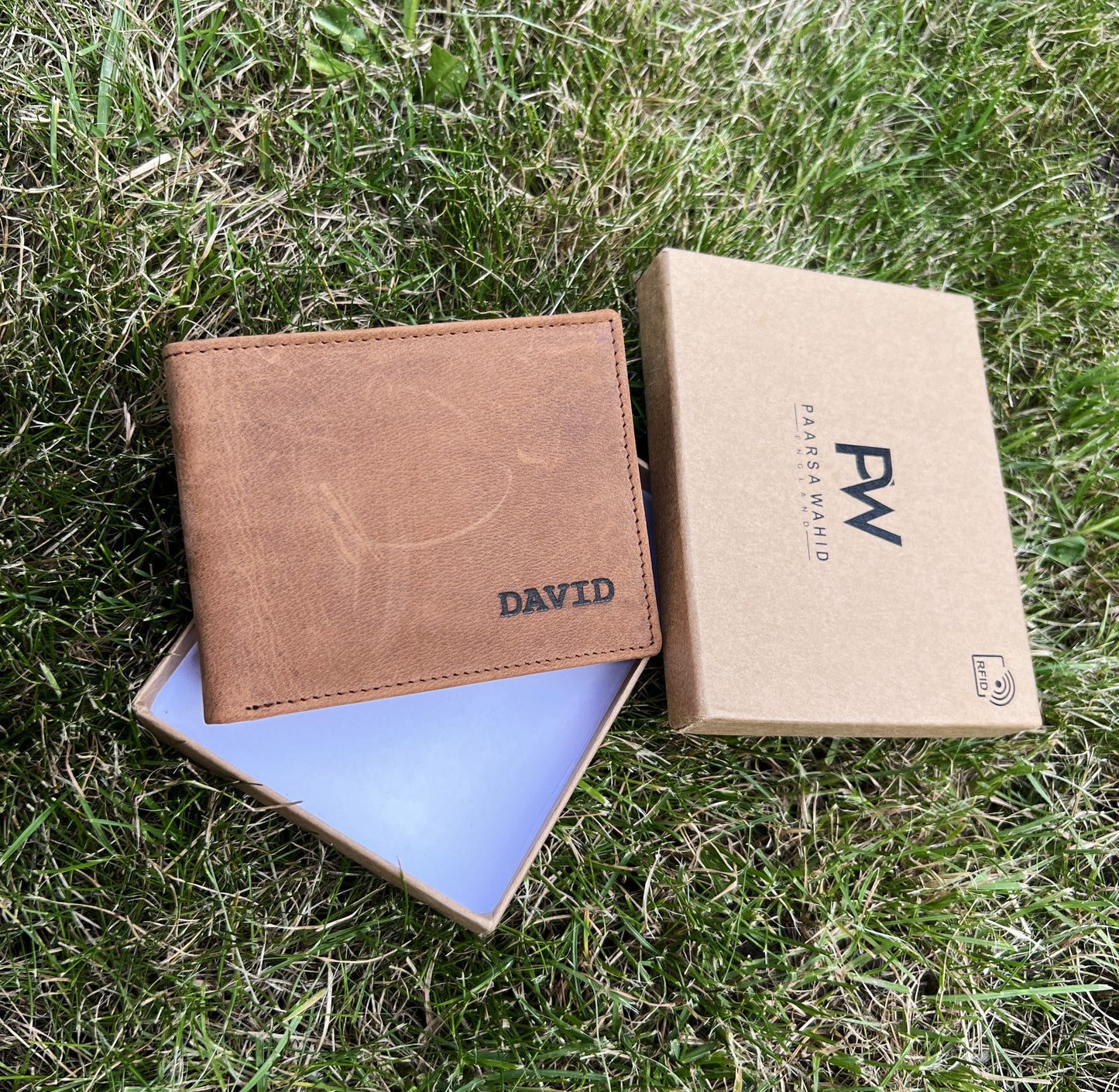 Personalised Wallet, Leather Wallet, Slim Wallet, Engraved Wallet, Husband Anniversary Gift, Father's Day Gift, Birthday Gift, Gift Boxed