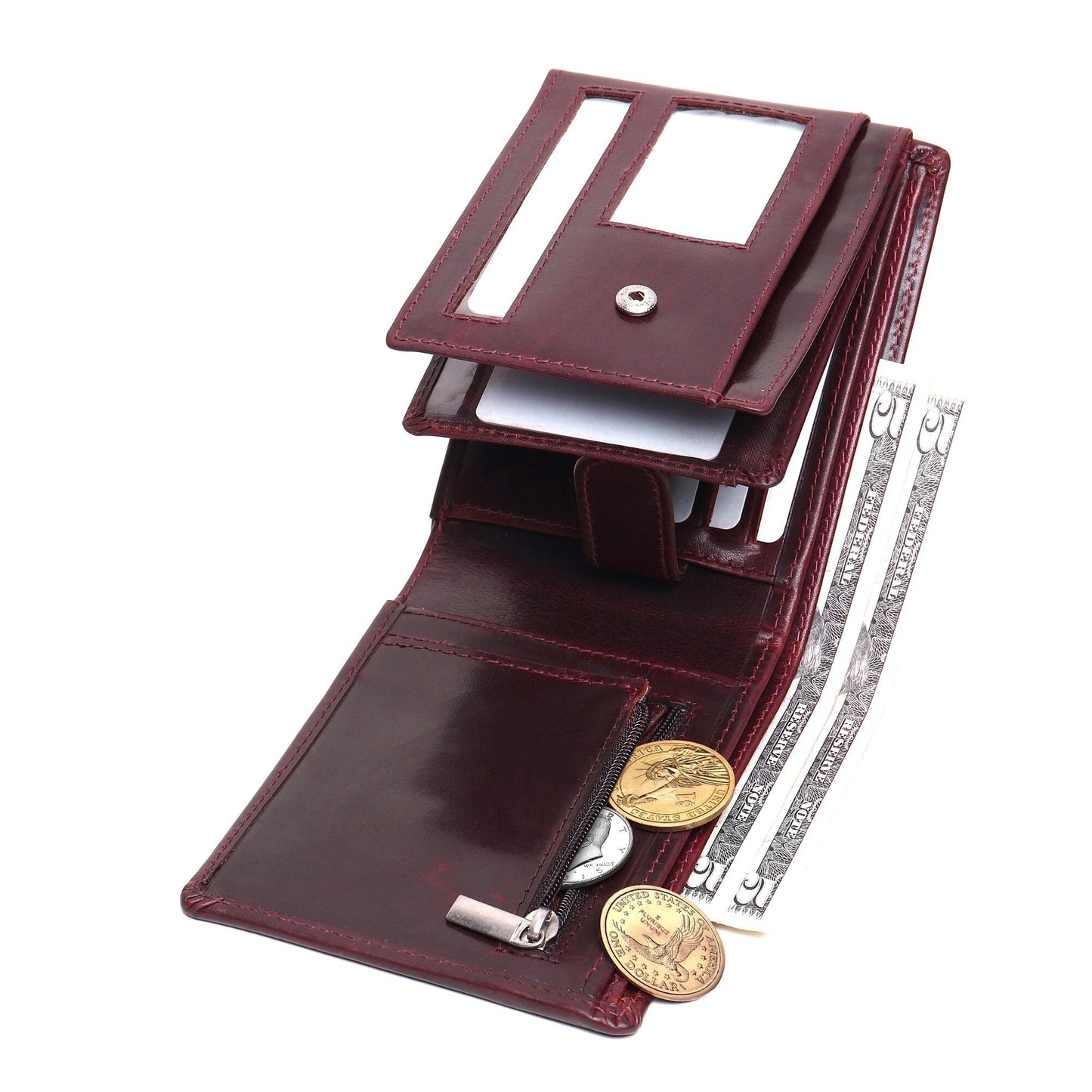 Personalised Handmade Top Quality Real Leather Wallet For Men | Perfect for Fathers Day, Anniversary, Birthday, Groomsmen, Christmas Gift