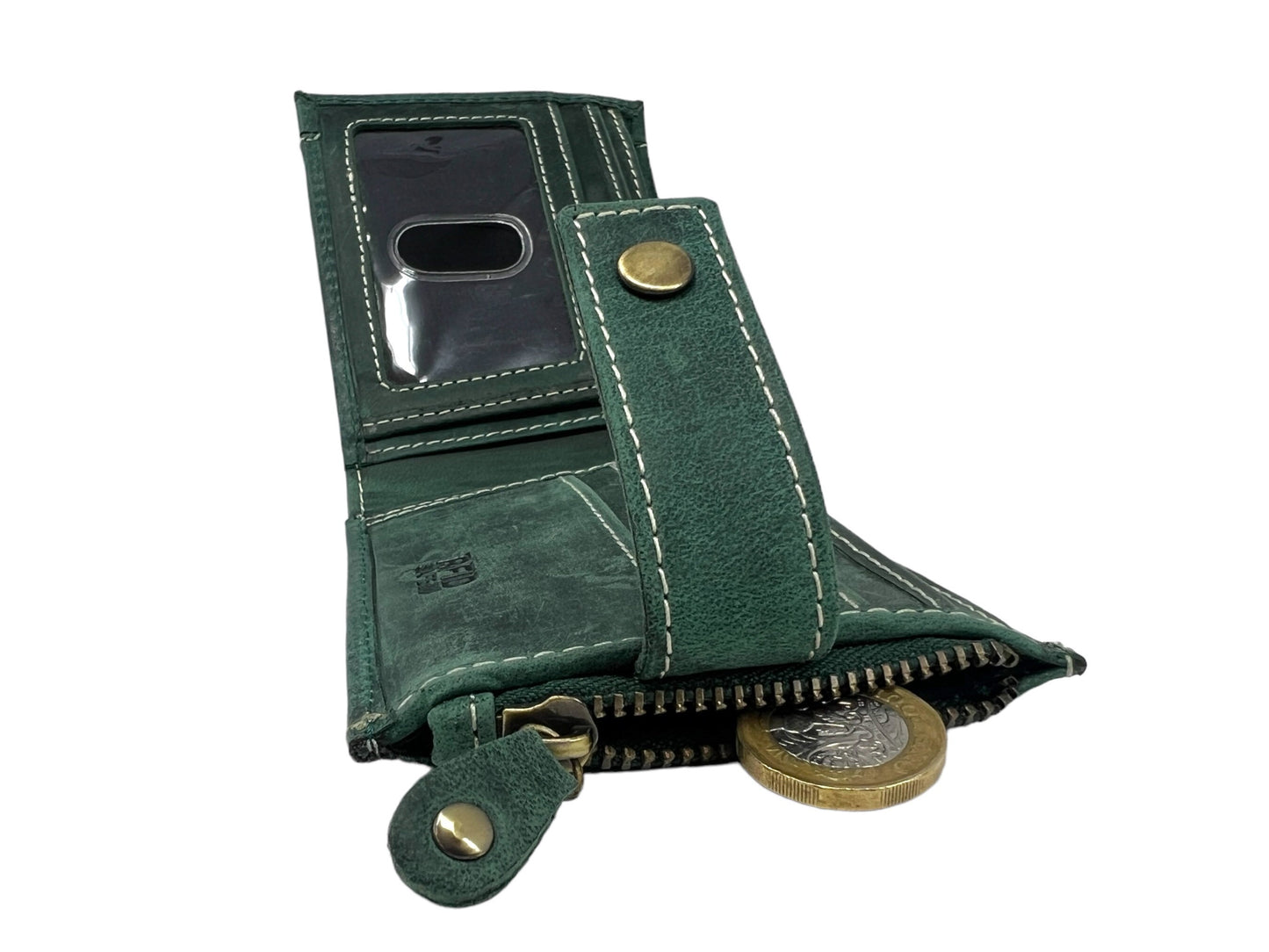 Personalised Real Leather Wallet, RFID Men's Women’s Genuine Leather Zipper Wallet,  Unique Design Best Quality, Birthday Christmas Gift