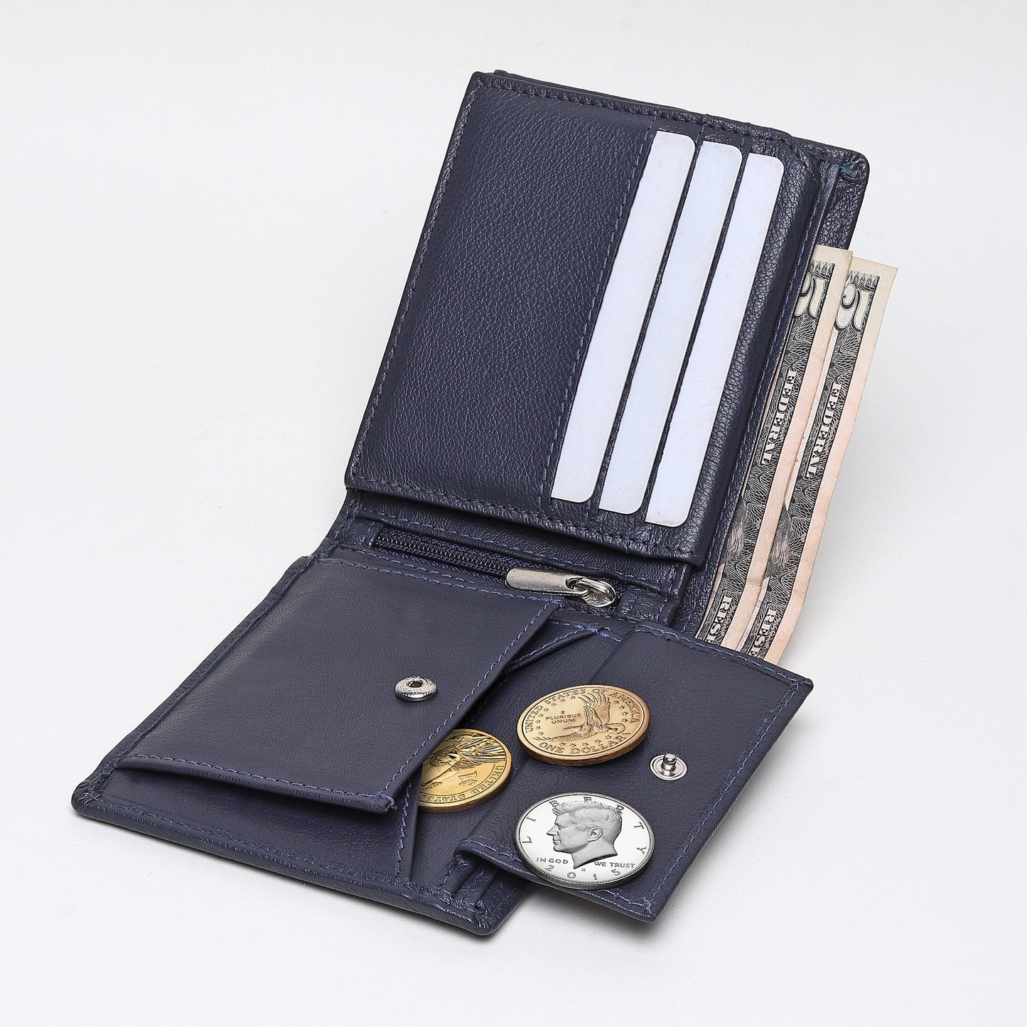 Personalised Genuine Leather Wallet For Men | Soft & Smooth Real Leather Bifold Wallet | Perfect Anniversary, Christmas Gift | Gift Boxed