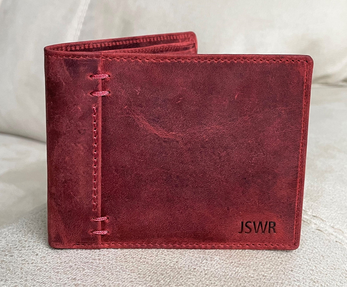 Personalised Top Quality full Grain Leather Wallet | Handmade Men's Woman Real Leather Unisex Wallet | Birthday Anniversary Fathers Day Gift