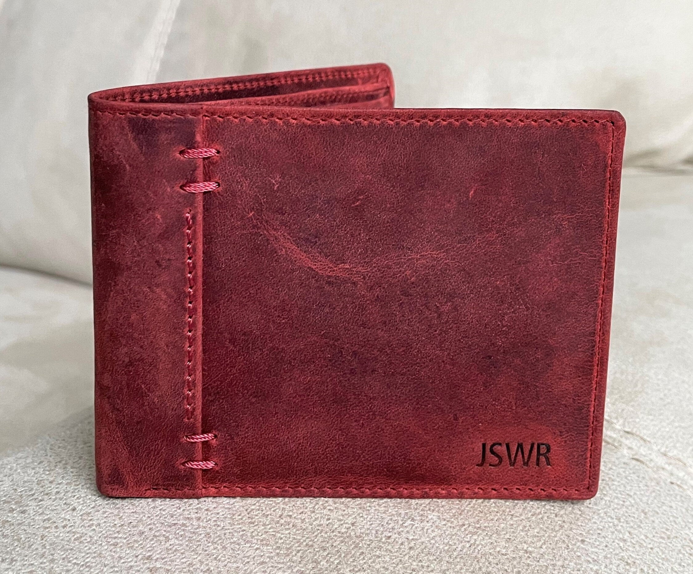 Personalised Top Quality full Grain Leather Wallet | Handmade Men's Woman Real Leather Unisex Wallet | Birthday Anniversary Fathers Day Gift