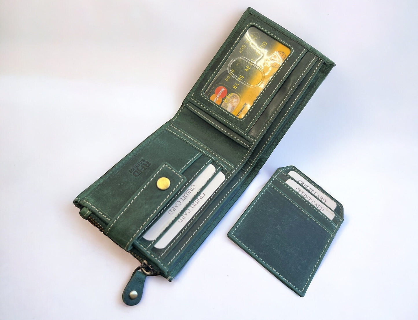 Personalised Leather Wallet | RFID/NFC Safe | Christmas Birthday Anniversary Gift For Men | Gift for Dad