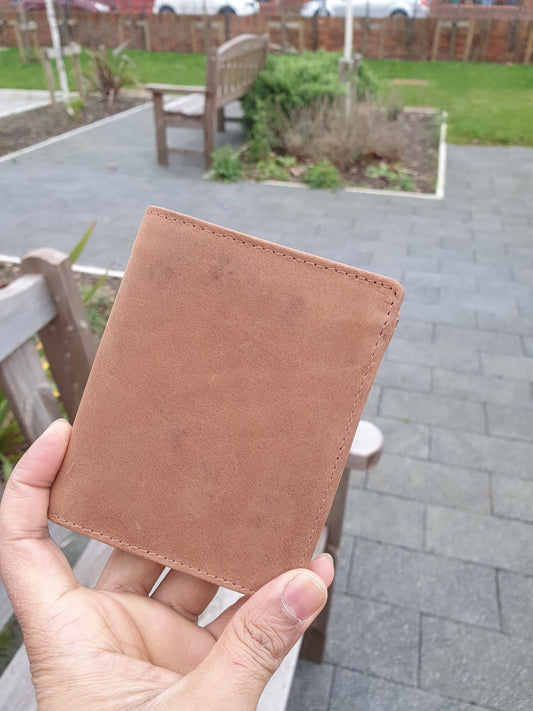 Handmade Hunter Leather Wallet for Men | Specially Designed Wallet Hold More | Perfect Anniversary, Birthday Father’s Day Gift