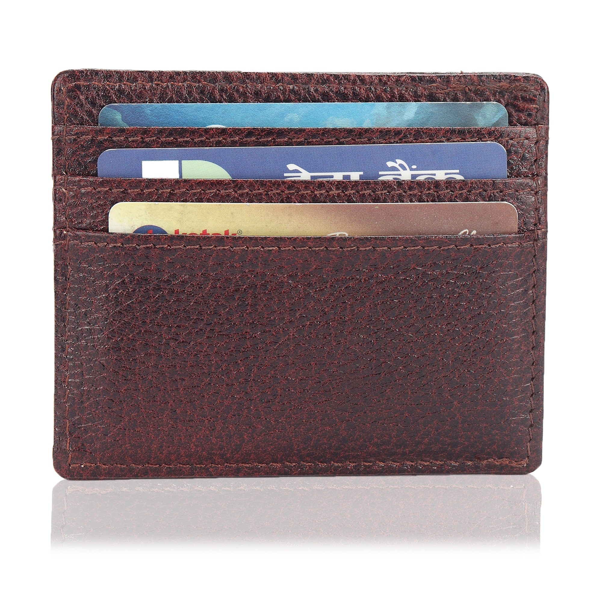 Real Leather Ultra Slim Wallet | Minimalist 100% Real Leather Must have Unisex Wallet | Handy wallet Original Leather Credit Card Holder