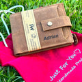 Personalised Gift For Loved Ones | Handmade Best Quality Leather Wallet For Men and Women | Anniversary, Birthday, Father's Day Gift