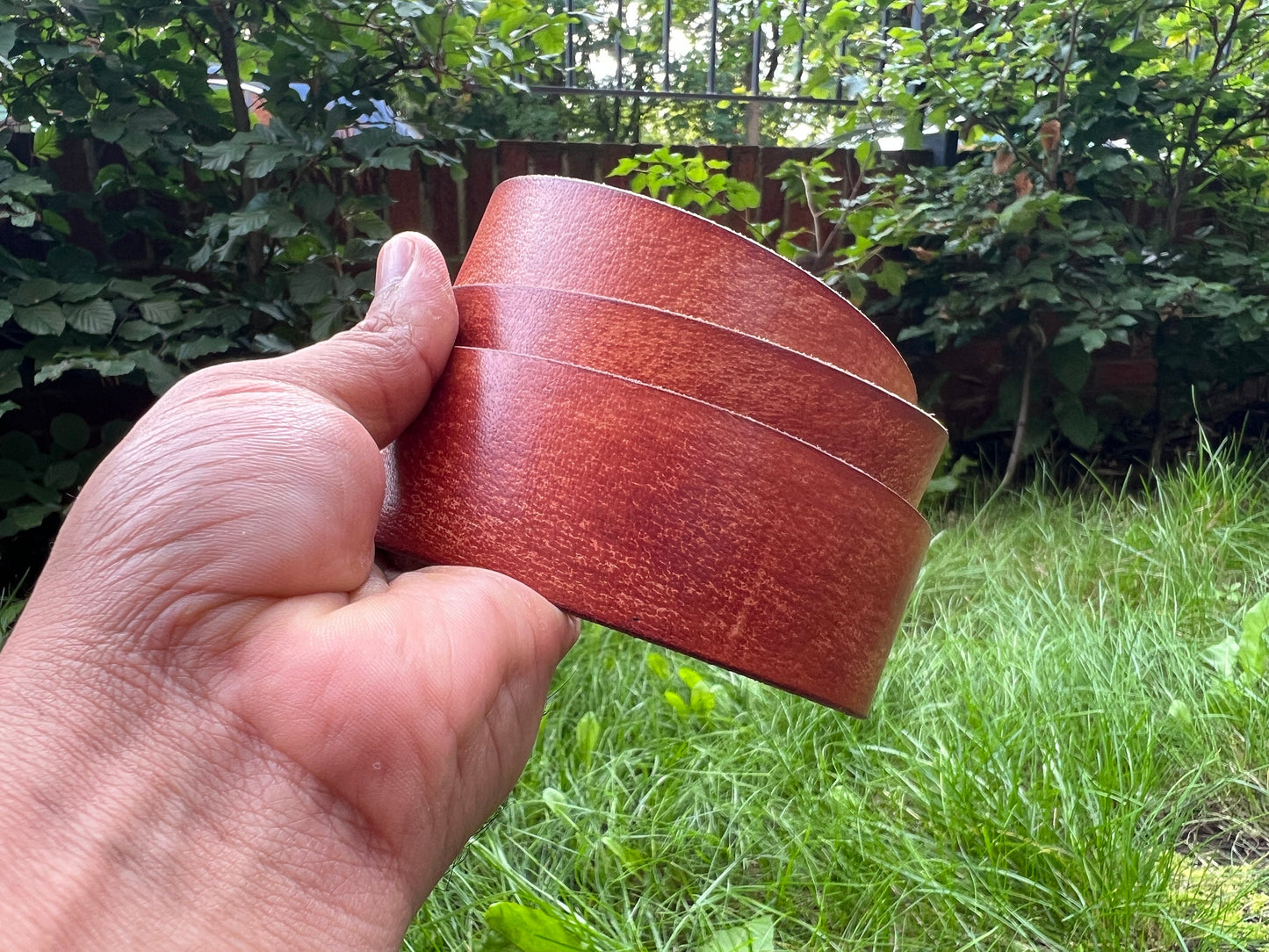 Personalised Men's Belt Full Grain Leather Belt for Men | 3mm Thick 38 MM Wide Anniversary Birthday Groomsmen Christmas Gift | Gift For Dad