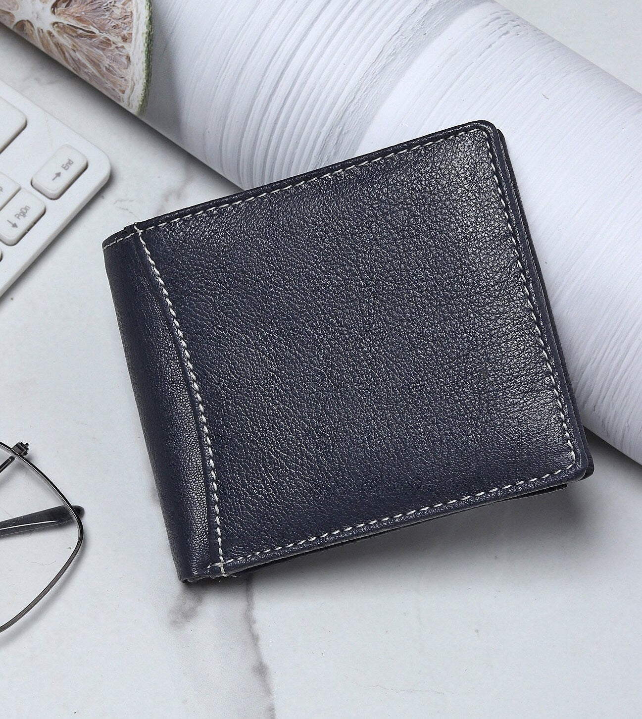 Personalised Genuine Leather Wallet For Men | Soft & Smooth Real Leather Bifold Wallet | Perfect Anniversary, Christmas Gift | Gift Boxed